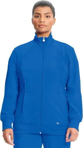 Miniatura 60 de Infinity by Cherokee 2391A - Chaquetas médicas con cremallera frontal para mujer, tela elástica en 4 direcciones