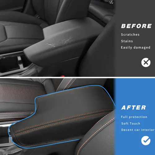 Miniatura 2 de INTGET Funda para reposabrazos de consola central de automóvil para Subaru Crosstrek Accesorios 2018 2019 2020 2021 2022 2023 Impreza 2017-2023 Tapa