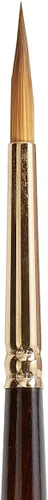 Miniatura 10 de KINGART Premium Finesse 8020-14 Ultra Round Series - Brocha para artista, pelo sintético Kolinsky Sable, mango corto, acuarela y pinturas al óleo