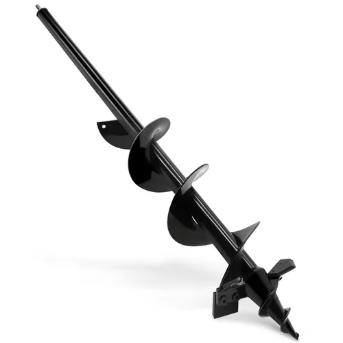 Miniatura 8 de Broca de taladro para plantar – 4 x 24 pulgadas de alta resistencia para taladro para valla, taladro hexagonal de 1/2 pulgada