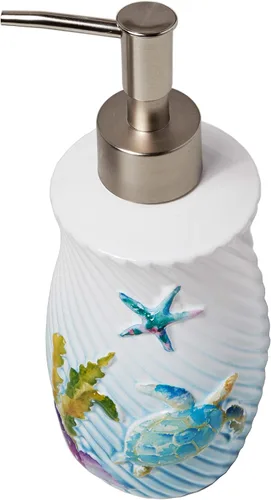 Miniatura 9 de SKL Home by Saturday Knight Ltd. Acuarela Ocean Lotion/Dispensador de jabón, multicolor