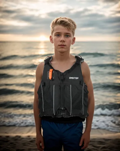 Miniatura 5 de Owntop Chaqueta de natación para adultos y jóvenes, paquete de hidratación, bolsillos de malla duales, silbato adjunto, ultrafina para un movimiento
