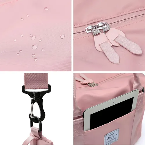 Miniatura 7 de Bolsa de viaje para gimnasio, bolsa de hombro para fin de semana para mujer