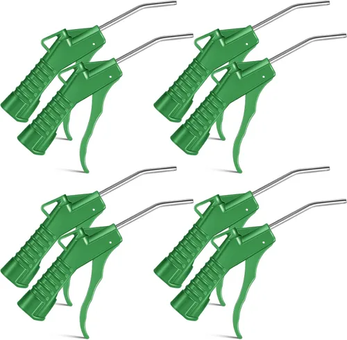 Miniatura 14 de Honoson 2 piezas de boquilla de aire soplador pistola agarre de pistola herramienta de soplado de aire accesorios de compresor para mecánicos Negro