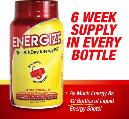 Miniatura 4 de iSatori Píldoras de cafeína Energize de fuerza extra para hombres y mujeres Píldora energética de acción rápida de larga duración Cafeína