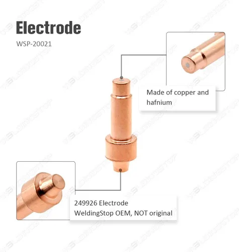 Miniatura 5 de WeldingStop 10 piezas de corte por plasma XT40 Antorcha Consumibles Electrodo 249926 Boquilla 40A 249928 Punta para Miller