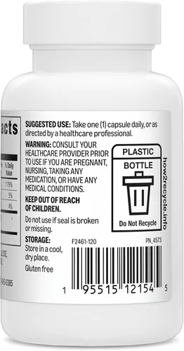 Miniatura 4 de Amazon Basics 5-HTP con cápsulas B6, 100 mg, 120