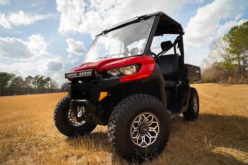 Miniatura 5 de FALCON RIDGE Velocity - Parabrisas abatible para Can Am Defender/Defender Max UTV 2016-2022, fabricado en los Estados Unidos