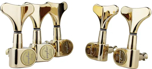 Miniatura 18 de Guyker Afinadores de Bajo para Guitarra (2R + 2L) - Clavijas de afinación con relación 1:17, cabezal sellado, reemplazo de máquina de afinación