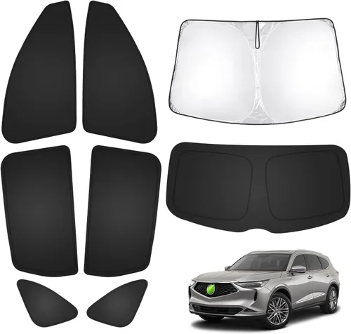 Miniatura 49 de T TGBROS Parasol para parabrisas para Honda Civic 2022-2025 2026, parasol grueso con bloqueo UV y opaca, para privacidad, plegables, 8 accesorios