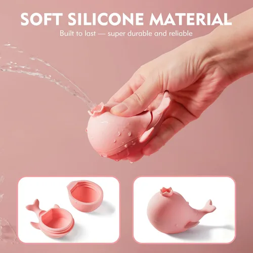 Miniatura 5 de MarcZero Juguetes de Baño de Silicona Princesa 8 Piezas para Niños Pequeños Niños Bebés, Juguetes de Agua para Bañera, Conjunto de Juguetes de Rosa