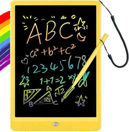 Miniatura 14 de ORSEN Tableta de escritura LCD de 10 pulgadas para niños, almohadilla de dibujo colorida y juguete educativo, regalo para niños y niñas de 3 a 6 años