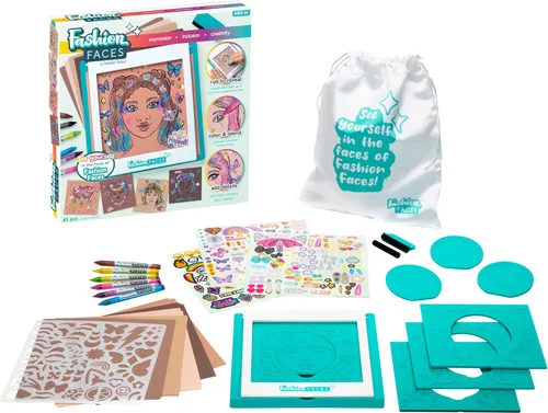 Miniatura 2 de PlayMonster Fashion Faces Artes y Manualidades para Edades de 6 a 11 años