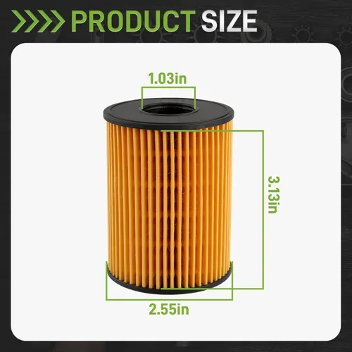 Miniatura 2 de 26350-2S000 Filtro de aceite con sellos compatible con Hyundai Santa Cruz 2.5L 2020-2022 compatible con motor Kia Sorento 2.5L 2021-2022, paquete