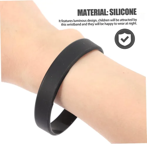 Miniatura 5 de EXCEART 300 pulseras de silicona que mantienen la camisa escondida en camisas, manga de anillo, manga de camisa de sostén, brazaletes para niños