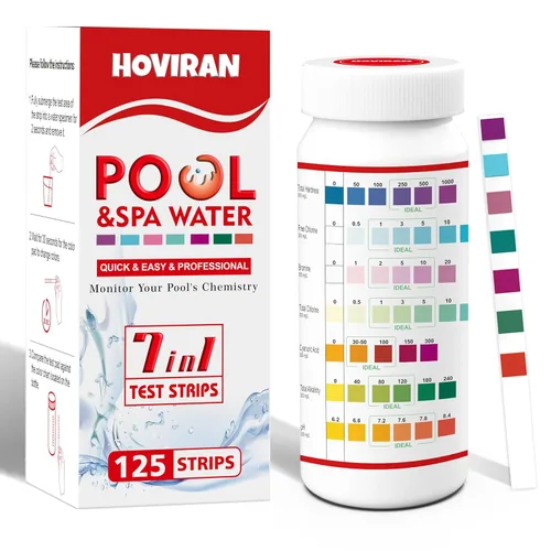 Miniatura 8 de Tiras de prueba para bañera de hidromasaje, tiras de prueba de spa para bañera de hidromasaje, kit de prueba de agua de piscina confiable