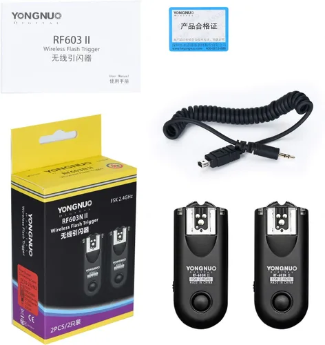 Miniatura 2 de YONGNUO Disparador inalámbrico RF-603II N3, disparador de flash para Nikon DSLR D90 D600 D7100 D7000 D5100 D5000 D3100 D3000