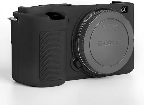 Miniatura 4 de Pocoukate Funda para cámara Sony ZV-E10 / ZV-E10L, estilo Vlog Alpha ZV-E10 ZV-E10L Cámara digital antiarañazos, ajuste delgado, funda suave