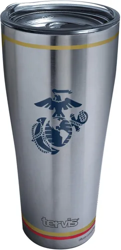 Miniatura 10 de Tervis Marines Forever Proud - Vaso aislado de doble pared fabricado en Estados Unidos mantiene las bebidas frías y calientes, 16 onzas, clásico
