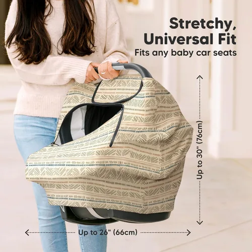Miniatura 4 de KeaBabies Funda de asiento de automóvil de invierno para bebé, recién nacido, ajuste universal, fundas de asiento de automóvil para bebé, niña, Maya
