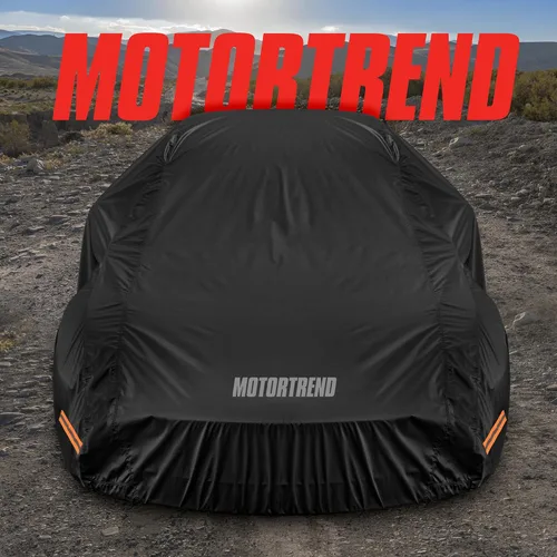 Miniatura 3 de Motor Trend Funda impermeable para automóvil con bandera de Estados Unidos, protección para todo tipo de clima, resistente a los rayos UV
