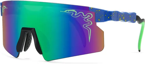 Miniatura 8 de Dos tamaños de gafas de sol para adultos y jóvenes, niños y niñas, UV400, para hombres y mujeres, para ciclismo, actividades al aire libre, Ka1