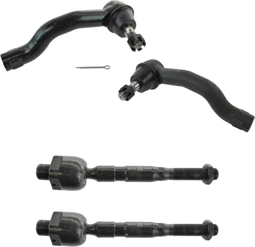 Miniatura 199 de TRQ Juego de barras de acoplamiento delanteras interiores y exteriores de 4 piezas compatible con Jeep Cherokee 1991-2001 y Comanche 91-92