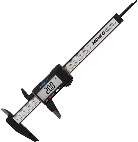 NEIKO 01417A 6" Calibrador digital | Herramienta de medición electrónica | Rango de 0-6" o 0-150mm | Pulgadas y milímetros | Pantalla LCD grande |