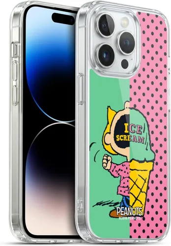 Miniatura 366 de Head Case Designs Funda de gel con licencia oficial de Peanuts Snoopy & Woodstock Halfs and Laughs [protección de grado militar] compatible