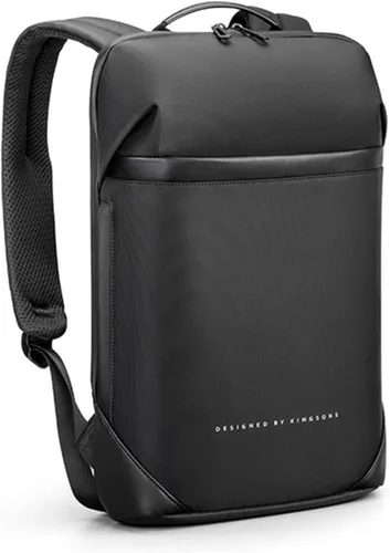 Miniatura 12 de Kingsons Mochila con compartimento para laptop de 15.6 pulgadas para hombres, mochila de negocios delgada y duradera para el trabajo, viajes