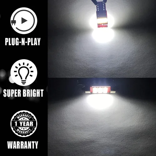Miniatura 4 de Bombillas LED blancas para automóvil, kit de luz de techo de cúpula de lectura, para Nissan Frontier 2005, 2006, 2007, 2008, 2009, 2010-2017, 2018