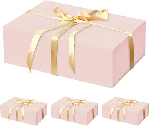 Miniatura 35 de HavrePac Paquete de 4 Cajas de Regalo Grandes 35x23x11 cm Cajas de Regalo de Lujo con Tapas, Caja de Regalo con Cierre Magnético para Empaquetado