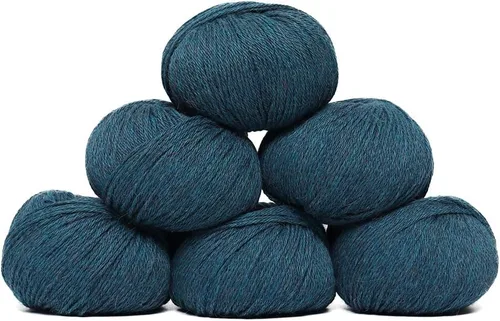 Miniatura 55 de 100% Hilo de Lana de Alpaca Bebé (Juego de 3 Madejas, 150 Gramos) Peso DK - Hecho en Perú - Celestialmente Suave y Perfecto para Tejer y Ganchillo