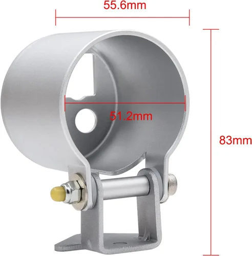 Miniatura 2 de KAOLALI 2" 52mm Portavasos para salpicadero/Tacómetro/Velómetro universal, soporte para medidor de tablero de instrumentos