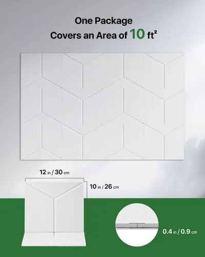 Miniatura 6 de Paneles acústicos absorbentes de sonido, paneles de pared insonorizados, paneles de espuma autoadhesivos a prueba de sonido para paredes, paquete