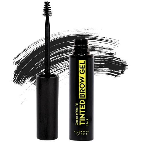 Miniatura 9 de Elizabeth Mott Queen of the Fill Gel tintado para cejas – Relleno de cejas, voluminizador y fijador – Define, da forma y cubre las canas – Marrón