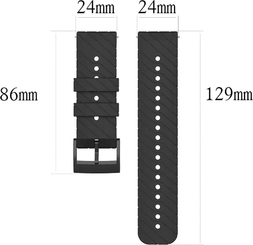 Miniatura 4 de Muovrto Correa de 0.945 in para Suunto 7/Suunto 9/9 baro, correa de repuesto para reloj Suunto D5/Spartan Sport Wrist HR