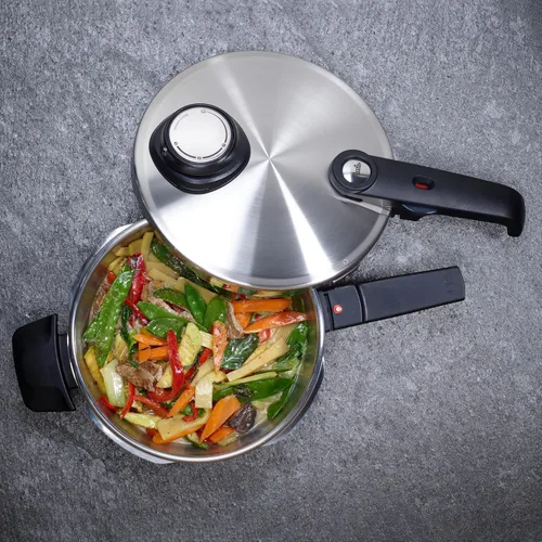 Miniatura 11 de Fissler Vitavit - Olla a presión prémium con inserto de vapor, 3.7 cuartos de galón Acero inoxidable