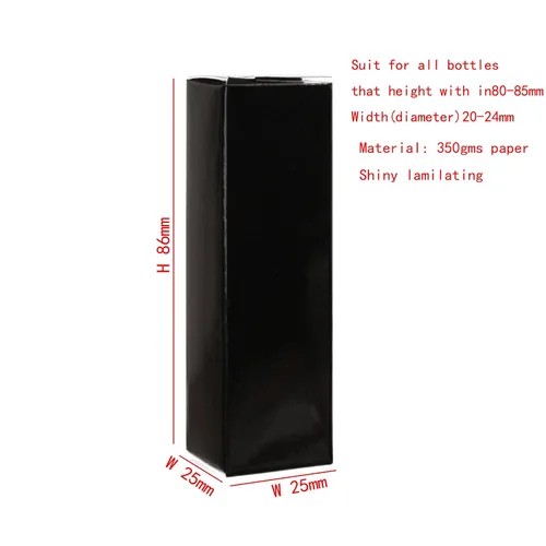 Miniatura 2 de 25 cajas de papel para manualidades de 0.984 x 0.984 x 3.386 in para tubos de brillo de labios, embalaje de lápiz labial de 350 gms, color rosa