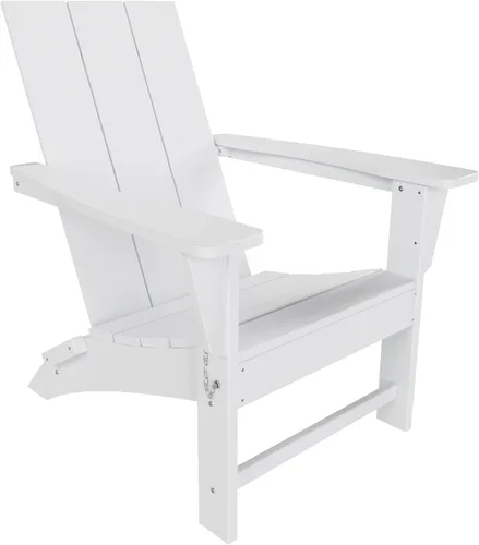 Miniatura 20 de WO Home Furniture - Silla Adirondack plegable de polietileno de alta densidad para todo tipo de clima, resistente a los rayos UV y a la Roble