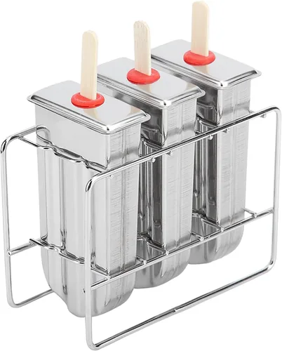 Miniatura 5 de FDIT set 3PCS 304 acero inoxidable redondo helado helado
