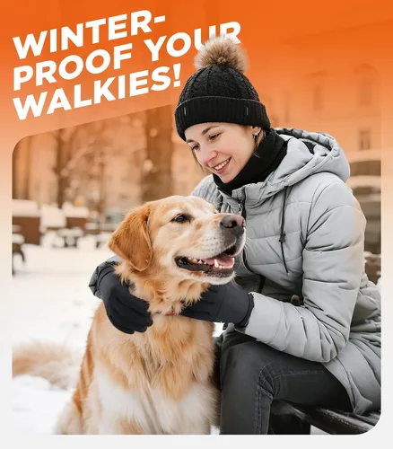 Miniatura 6 de Benirap Guantes de invierno para hombres y mujeres, guantes de invierno cálidos para pantalla táctil, resistentes al viento, antideslizantes