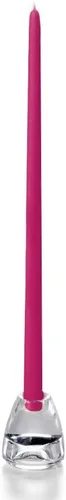 Miniatura 122 de yummi Velas cónicas color rosa claro de 12 pulgadas, 12 por paquete