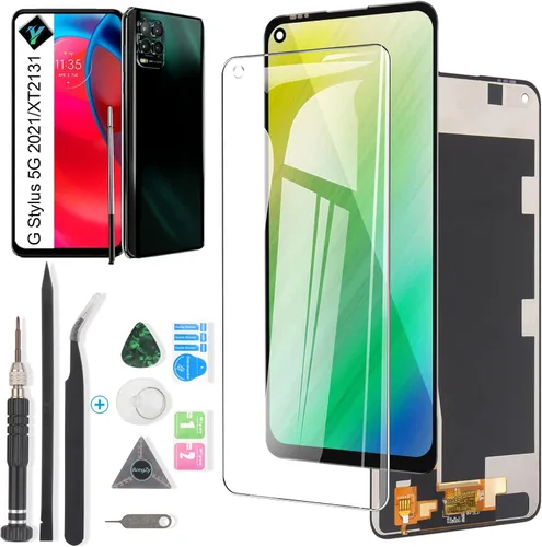 Pantalla para Motorola Moto G Stylus 5G Reemplazo de pantalla táctil digitalizador Asamblea para Moto G Stylus 5G XT2131 XT2131DL XT2131-1