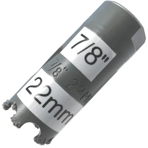 Miniatura 56 de Sierra de agujero HSS con mandril piloto de 2 piezas de alta velocidad para perforar madera y acero, broca de 1/4" de diámetro y eje, broca piloto