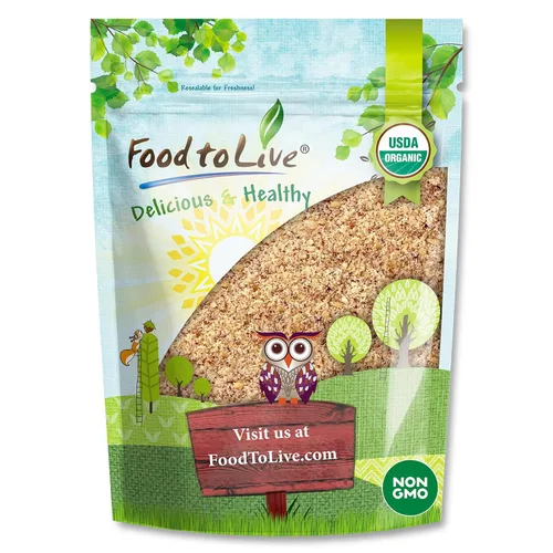 Food to Live Harina de avellana orgánica, 12 onzas – Polvo de nuez filbert natural sin OMG, finamente molido, puro, crudo, vegano, kosher, keto,