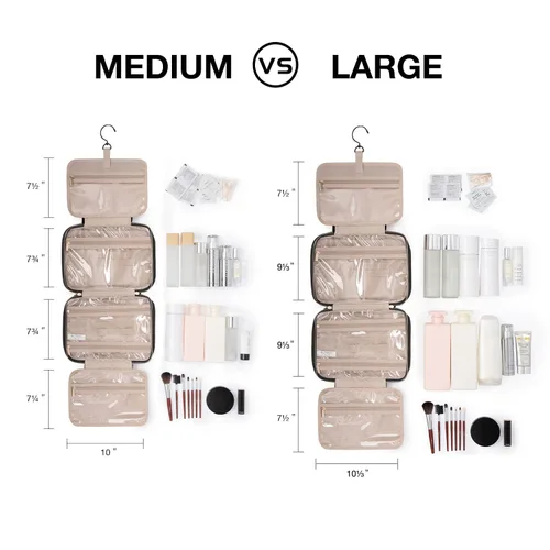 Miniatura 2 de Bolsa de viaje con gancho para colgar, resistente al agua, organizador de cosméticos, bolsa de viaje para accesorios, champú, contenedor