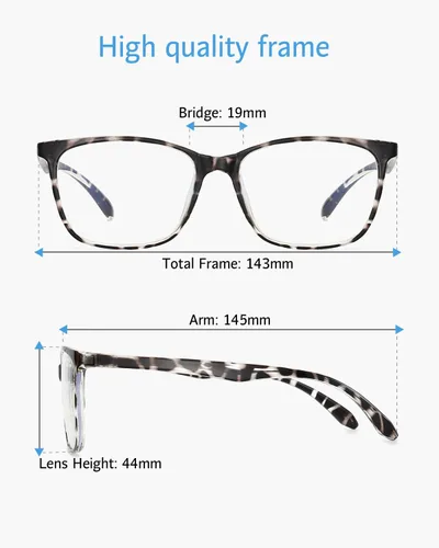 Miniatura 5 de ANRRI - Gafas de luz azul para hombres y mujeres, lentes de bloqueo de luz azul para computadora, antifatiga ocular, lentes de filtro UV ligeros