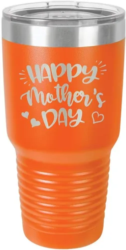 Miniatura 13 de Taza de viaje con texto en inglés "HAPPY MOTHERS DAY 30 oz Drink Tumbler with Straw " grabado con láser con divertidas citas " Compare con Yeti