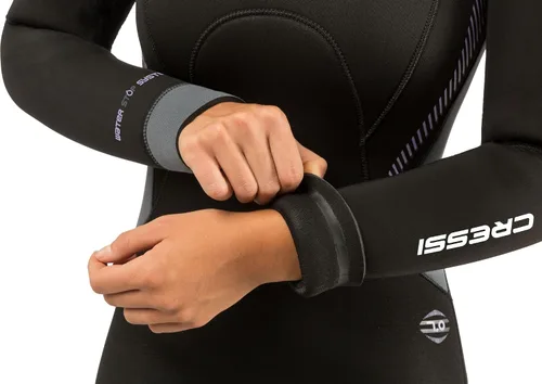 Miniatura 2 de Cressi Traje de neopreno completo para mujer con cremallera trasera para buceo y actividades acuáticas - Rápido 0.276 in: Diseñado en Italia